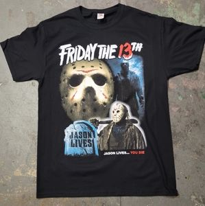 NEW JASON FRIDAY THE 13TH SHIRT